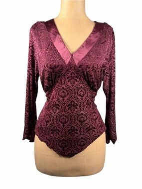 ELLEMENNO Vintage 90’s Velvet Blouse
